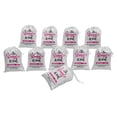 thumbnail image 4 of Darling Souvenir White Recovery Kit Bachelorette Custom Party Supplies Favor Bags Gift Pouches 15 Pieces, 4 of 5
