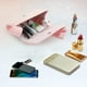 thumbnail image 5 of Bolso de noche de satén Wallyn's Clutch Purse para mujer (rosa), 5 of 7