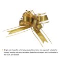 thumbnail image 4 of 10pcs 9 Inch Extra Large Pull Bow Gift Wrapping Big Organza Bows Ribbon Gold for Wedding Baskets Presents, 4 of 6