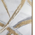thumbnail image 4 of 84" x 57" Abstract Framed Wall Art with Gold Frame, by DecMode, 4 of 9