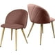 thumbnail image 1 of Set 2 Sillas Comedor Terciopelo Modernas Acolchadas, 1 of 5