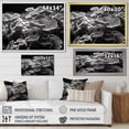 thumbnail image 4 of Designart "Monochromatic Serenity Of Corals II" Coastal Coral Under Water Floater Framed Wall Decor, 4 of 5