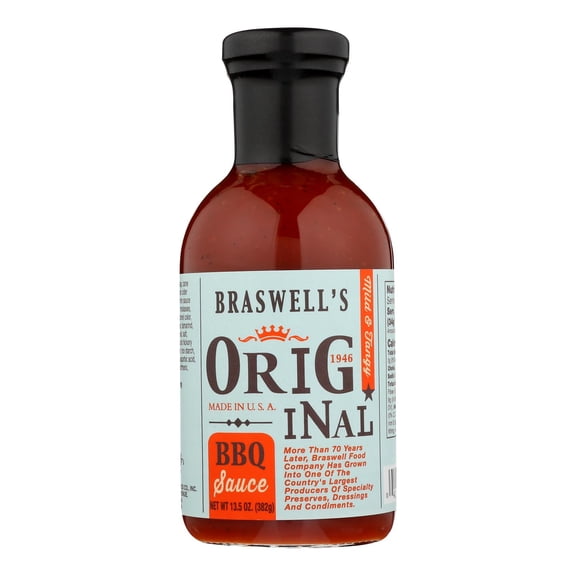 Braswells Original Bbq Sauce, 13.5 Oz