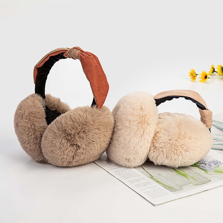 Soft Winter Warm Adjustable Headband Ear Warmer Earmuffs  display picture 3