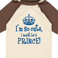 thumbnail image 4 of Inktastic So Cute Prince Boys Long Sleeve Baby Bodysuit, 4 of 5