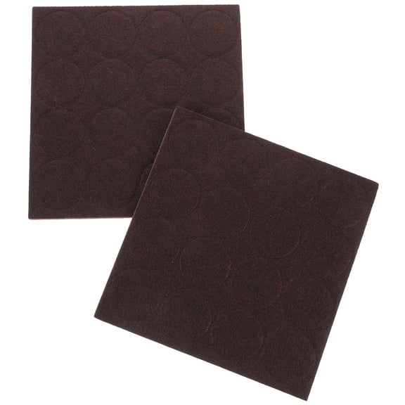 AURARMLET 32Pcs Chair Leg Pads Furniture Floor Protectors Easy Install Brown
