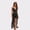 Black, variant on Women's Lace Maxi Overlay Romper Lace Overlay