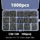 thumbnail image 1 of 600 uds/1000 Uds 3-12 anzuelos de pesca de tamaño de acero al carbono anzuelo de púas afiladas FLhrweasw Nuevo, 1 of 9
