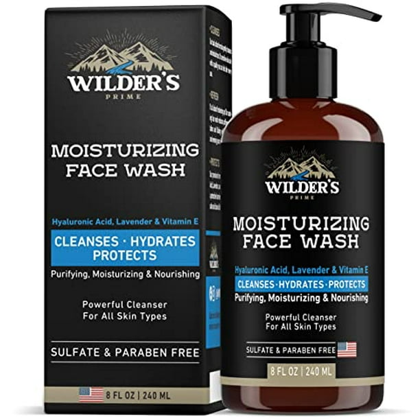 Men's Face Wash Moisturizing Facial Daily Cleanser Made in USA