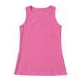 thumbnail image 4 of Vividxx Girls Summer Tops Kids Athletic Racerback Crewneck Sleeveless Tank Tops Dance Workout Yoga Shirts Tops For Kids, 4 of 8