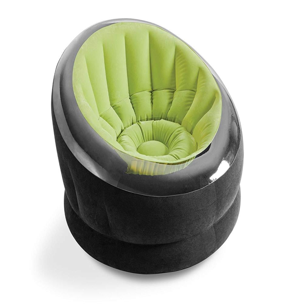 Empire Inflatable Chair, 44" X 43" X 27", Green, Perfect for living