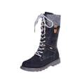 thumbnail image 2 of Cameland Suede Lace Up Thick Sole Leather High Barrel Round Toe Boots, 2 of 4
