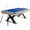 Blue, variant on Rugerasy 7 Ft Pool Table,Heavy Duty Billiard Tables with Metal Support Frame,x-Shape Leg Design with 2 Cue Sticks,2 Chalks,Billiard Balls,Cleaning Brush All Complete Set,Black