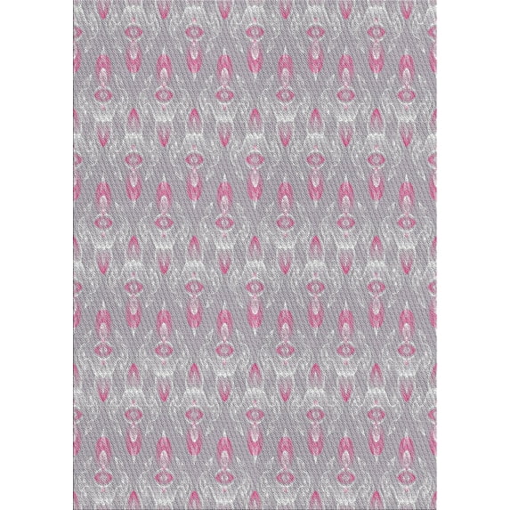 Ahgly Company Machine Washable Indoor Rectangle Transitional Gainsboro Gray Area Rugs, 7' x 10'
