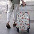 thumbnail image 3 of Blue Baseball Gear Pattern Luggage Cover Fashion Suitcase Cover Baggage Covers Fit 25-28 Inch Luggage (Go Travel), 3 of 5