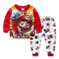 thumbnail image 1 of Super Mario Bros Ensemble de Pyjamas pour Garçons Vêtements de Détente pour Enfants Col Rond Vêtements de Maison Été Ensemble de Vêtements de Maison en Coton Vêtements pour Enfants, 1 of 7