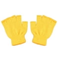 thumbnail image 2 of ZPAQI Fingerless Gloves Stretchy Knitted Thumb Hole Solid Short Hand Warmers 6 Pairs, 2 of 19