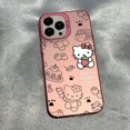 Miniso Sanrio Lovely Hello Kitty Phone Case For iphone 15 14 13 11 12