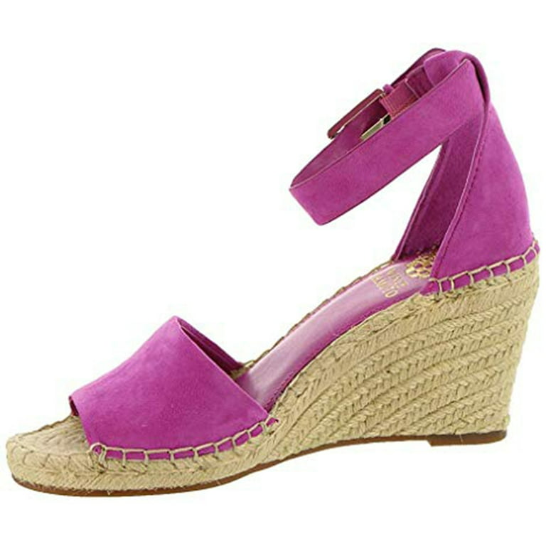 Vince camuto leera deals leather wedge espadrilles