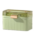 thumbnail image 1 of Household Medicine Box, Portable Plastic Medical Box with Double Layer and Security Lock Transparent First Aid Case for Home, 1 of 8