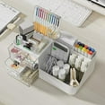thumbnail image 6 of Pen Organizer with Multi-Functional Pencil Holder for Desk, Desk Organizers and Accessories Organiser Desktop Drawer Student Desk Pencil Workstation HandOrganiser Artifacts Desktop, 6 of 6