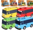 thumbnail image 2 of Juguete de Autobús Pequeño Tayo Zhangmengya para Niños 4 Piezas Sonido y Luz Unisex, 2 of 2