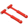 thumbnail image 1 of Portable Hammer Broken Window Glass Hammer Multifunctional Emergency Car Escape Tools Car Safety Tools Car Escape Hammer (red) (2pcs), 1 of 4