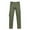 Olive Green, variant on Lovskoo 2024 Men's Cargo Pants Cotton and Linen Elastic Waist Breathable Comfortable Casual Soft Beach Trousers Full Length Pants Black