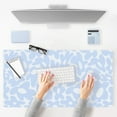 thumbnail image 6 of Kawaii Desk Mat Cute - Desk Protector Mat - XL Desk Mat Large - Computer Desk Pad Mat - Non Slip Desk Keyboard Mat - Long Mouse Pads for Desk for Women - Kawaii Desk Decor (Flower Blue), 6 of 6