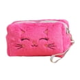 thumbnail image 4 of Bolso cosmético lindo de la felpa del gato para  de tarjeta de San Valentín de las de las mujeres Gran capacidad Estilo B Yuyangstore  Bolsa cosmética, 4 of 8