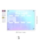 thumbnail image 3 of Tablero de mensajes acrílico de color con plan semanal y pegatinas borrables para refrigerador (1 ml), 3 of 8