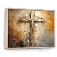 thumbnail image 2 of Designart "Gilded Spiritual Minimalism I" Religious Landscape Floater Framed Canvas Wall Art, 2 of 5