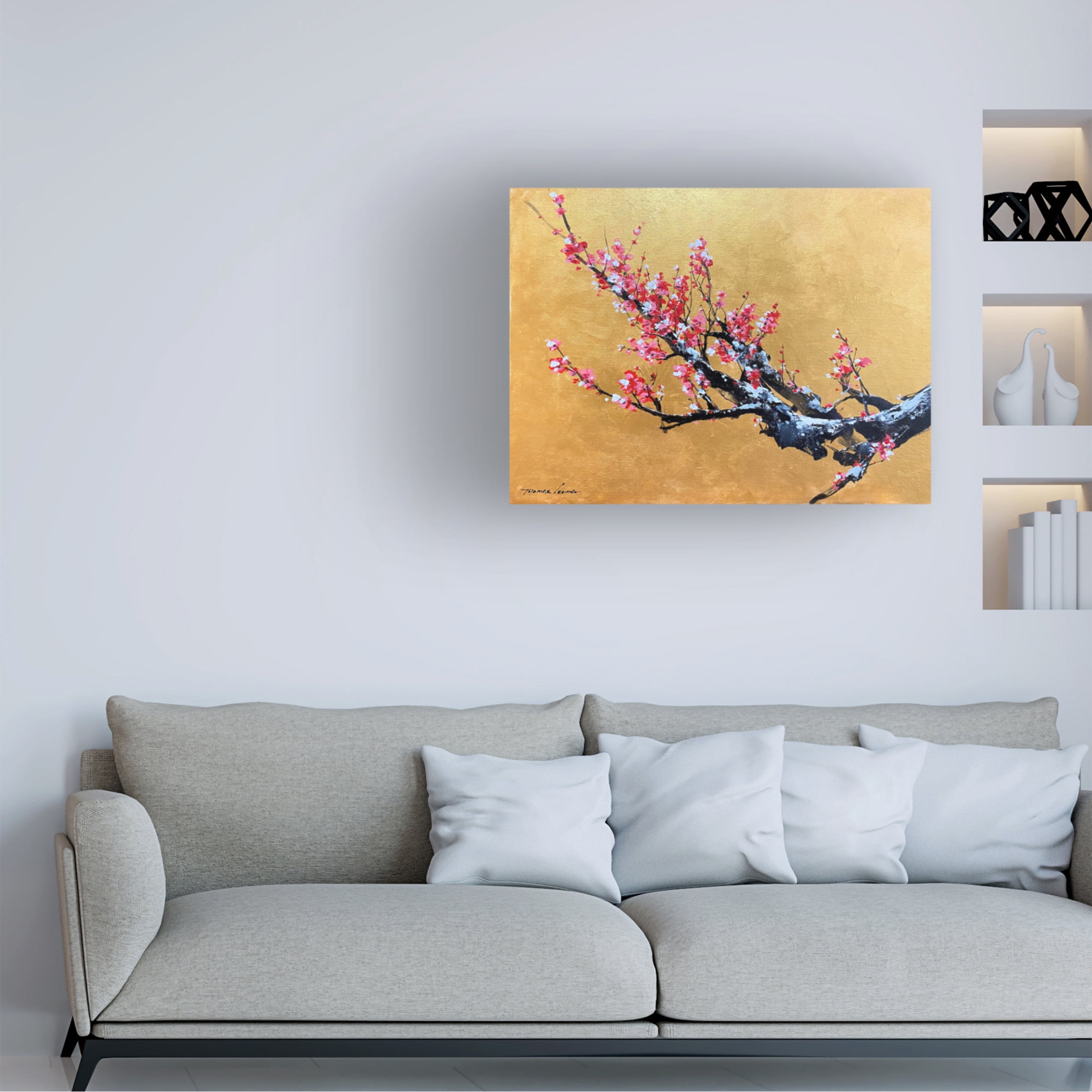 Canvas Wall Art - Thomas Leung 'New Year Coming' Wall Art for Living Room, Bedroom, or Office Décor by Trademark Fine Art - 32 x 24 Inches