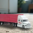 thumbnail image 2 of Uhnauch 1:48 Scale Alloy Container Truck - Heavy Hauler Model With Sound & Lights, Diecast Collectible Vehicle, 2 of 4