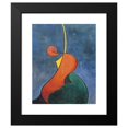 thumbnail image 2 of Theo van Doesburg 12x14 Black Modern Framed Museum Art Print Titled - Heroic Movement (1916), 2 of 5