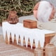thumbnail image 1 of Manta de nieve artificial para decorar chimeneas | Decoración navideña de invierno | Paisaje nevado de poliéster con diseño de escultura de hielo, 1 of 5