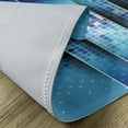 thumbnail image 5 of Ambesonne Digital Place Mats Set of 4, Mosaic Pattern Squares, Standard Size, Indigo Sky Blue, 5 of 6