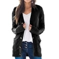 thumbnail image 1 of Cardigan for Women Fall Fashion Open Front Casual Knit Cardigans Loose Slouchy Oversized Wrap Chunky Sweaters Coat with Pockets, 1 of 5
