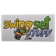 thumbnail image 2 of Swing Set Stuff 6" x 3/8" Nylon Bushing Swing Hanger Pair, Black, 2 of 2