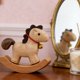thumbnail image 4 of Caballo Balancín de Estilo Nórdico, Decoración de Mesa para El Hogar, Caballo Balancín de Pino., 4 of 6