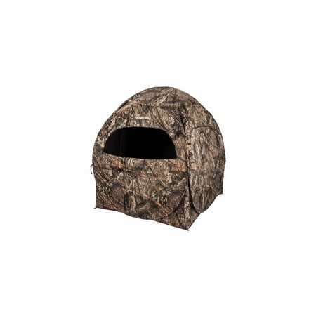 Ameristep Doghouse Lightweight Durable Hunting Spring Steel Ground Blind with Backpack Carrying Case Mossy Oak Break-Up Country Run & Gun Doghouse