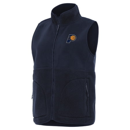 Women s Antigua Navy Indiana Pacers Nostalgic Full-Zip Vest