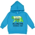 thumbnail image 2 of Inktastic Yellowstone National Park Mountains and Bear Shape Toddler Hoodie, 2 of 4