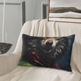 thumbnail image 5 of Daiia Vintage Wolf Warrior Bedding Waterproof Pillow Protector Zippered Queen – Bed Bug Proof Pillow Encasement-16"x24", 5 of 6