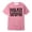 Pink, variant on Men's ""Dad With A Beard Is Better"" Casual Printed T Shirt Polyester & Spandex Suitable for Leisure Multiple Sizes