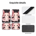 thumbnail image 4 of Fotbe Cute Axolotl Sakura Blossoms Juego de 4 Tapetes para Auto con Estampado – Alfombrillas de Goma Reforzada, Diseño Antideslizante, Protección para Todo el Año – Vehículos, Autos, Camionetas y SUVs, 4 of 7