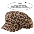 thumbnail image 3 of Newsboy Caps Women Leopard Zebra Print Beret Hat French Style Beanie Caps Retro Hip Hop Casual Painter Cap Warm Painter Hat for Autumn Winter Spring, 3 of 7