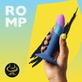 thumbnail image 2 of ROMP Piccolo 5" Silicone Dildo with Suction Base | Bullet Vibrator Compatible | Blue, 2 of 7