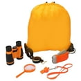 thumbnail image 3 of Kit de Exploración Hugo Silbato Binoculares Linterna Bolsa Naranja, 3 of 10