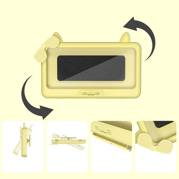 Bathroom Rotation Shower Phone Cases,Wall Mount Shower Phone Cases,Antis-fogs Screen Mobile Phone Cases Holders,Shower Phone Holders Waterproof,Toilets Shower Kitchen Wall Hanging Lazy Bracket.